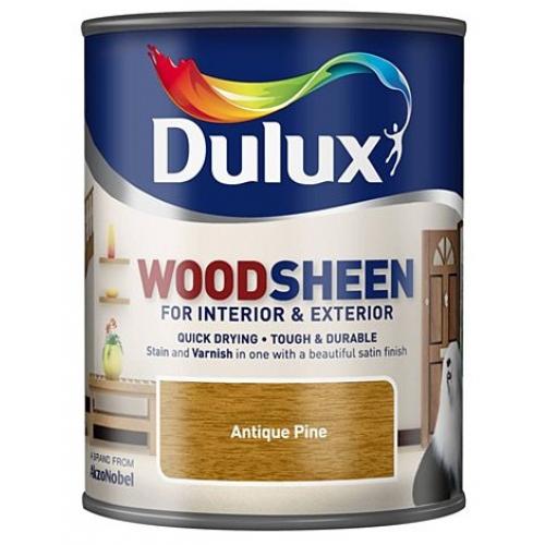 Dulux Interior and Exterior Wood Stains and Varnish Woodsheen Antique Pine 250ml